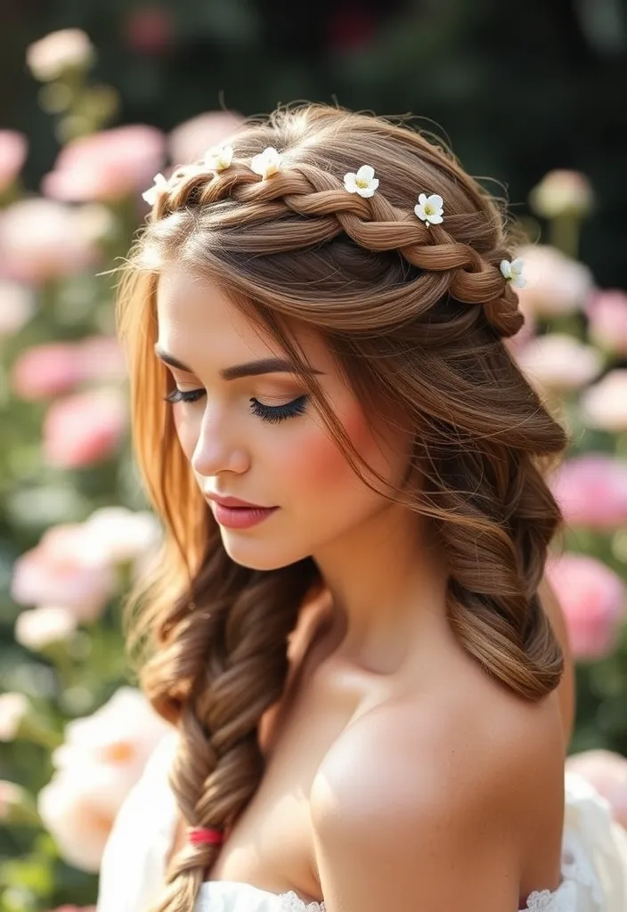 21 Fancy Hairstyles That Will Make You the Star of Every Event (You Won't Believe #9!) - 17. Crown Braid