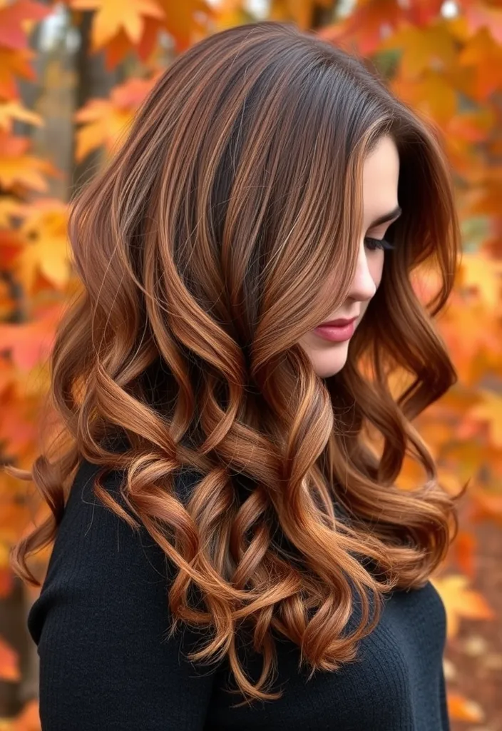 21 Stunning Brown Hair Ideas That Will Transform Your Look Overnight! - 20. Copper Brown Balayage