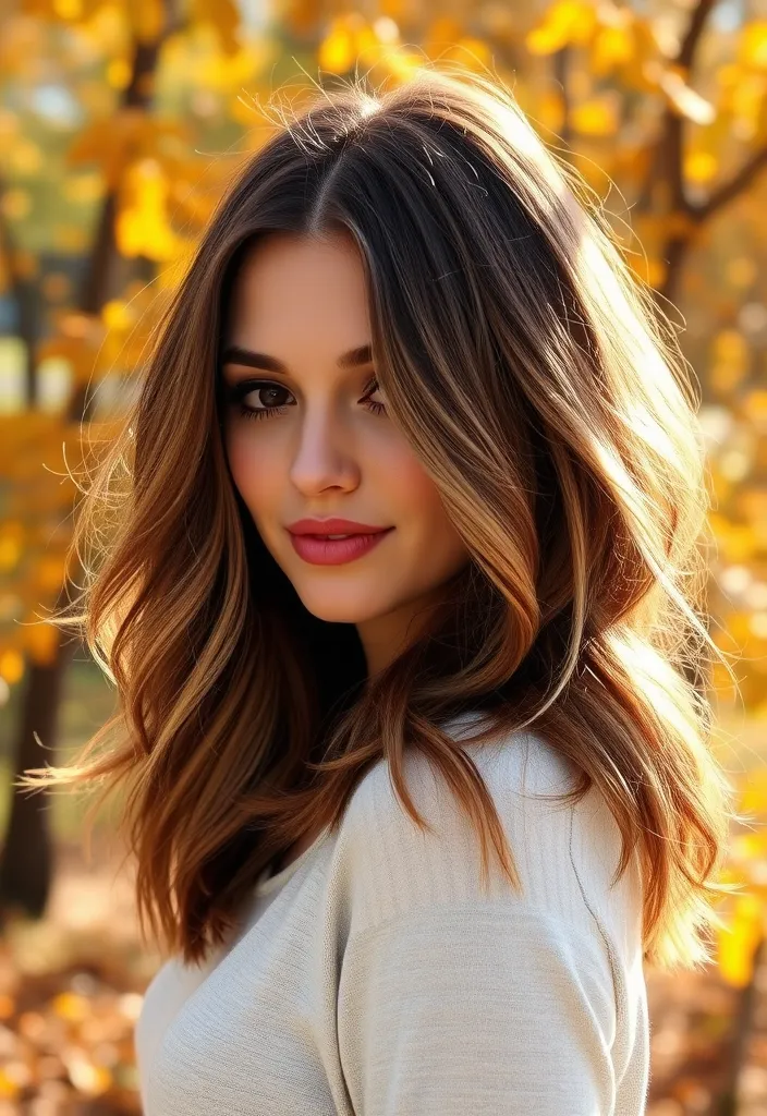 21 Stunning Brown Hair Ideas That Will Transform Your Look Overnight! - 2. Warm Caramel Highlights