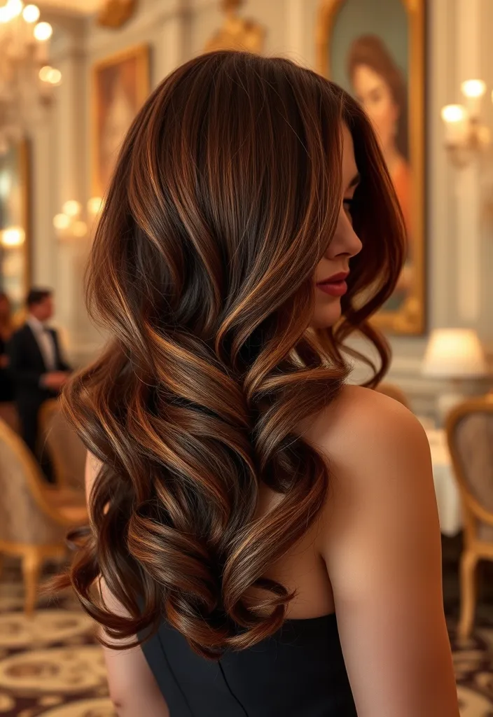 21 Stunning Brown Hair Ideas That Will Transform Your Look Overnight! - 8. Mahogany Brown with Soft Waves