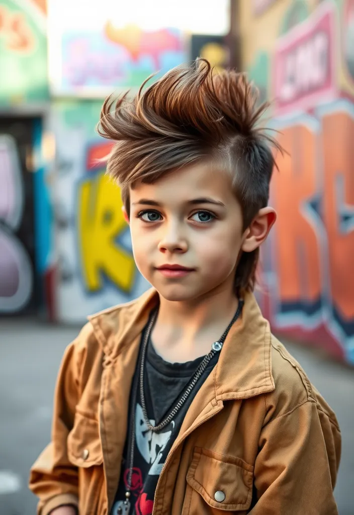21 Boy Hairstyles That'll Make Him the Trendiest Kid on the Block! - 21. The Mullet