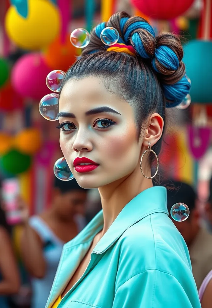 21 Fancy Hairstyles That Will Make You the Star of Every Event (You Won't Believe #9!) - 19. Bubble Ponytail