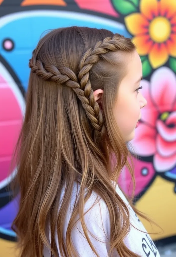 21 Half Up Half Down Hairstyles You'll Want to Try Right Now! (Number 8 Is a Game Changer!) - 10. Half Up Dutch Braid