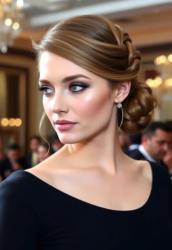 22 Stunning Side Part Hairstyles That'll Transform Your Look Instantly! - 19. Side Part with a Twist
