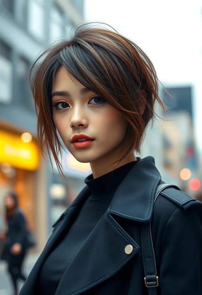 22 Stunning Side Part Hairstyles That'll Transform Your Look Instantly! - 9. Side Part with Bangs