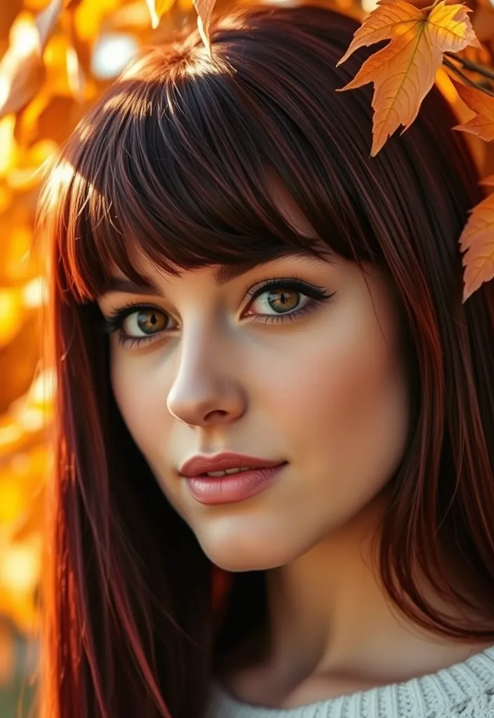 21 Stunning Dark Hair Ideas That Will Make You Want to Change Your Look NOW! - 6. Deep Burgundy Bliss