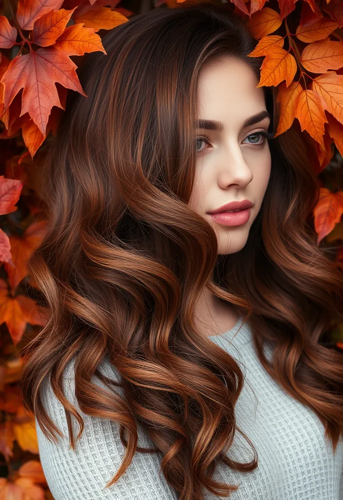 21 Stunning Dark Hair Ideas That Will Make You Want to Change Your Look NOW! - 15. Dark Chestnut with Copper Tones