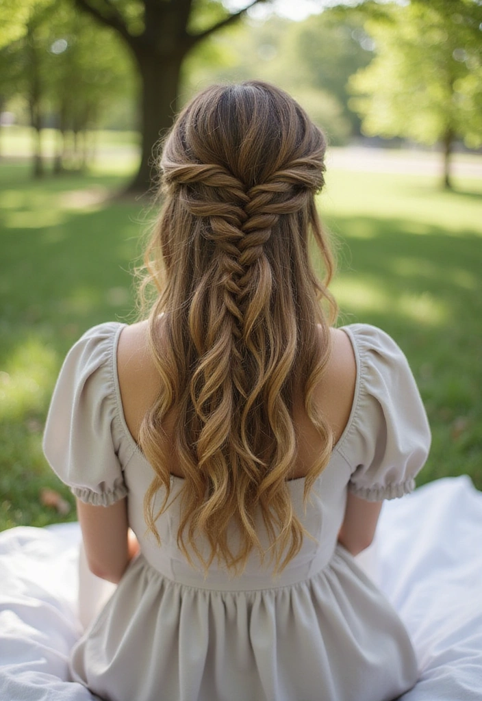 15 Casual Hairstyles You Can Master in Under 10 Minutes (Perfect for Busy Days!) - 3. Braided Half-Up Style