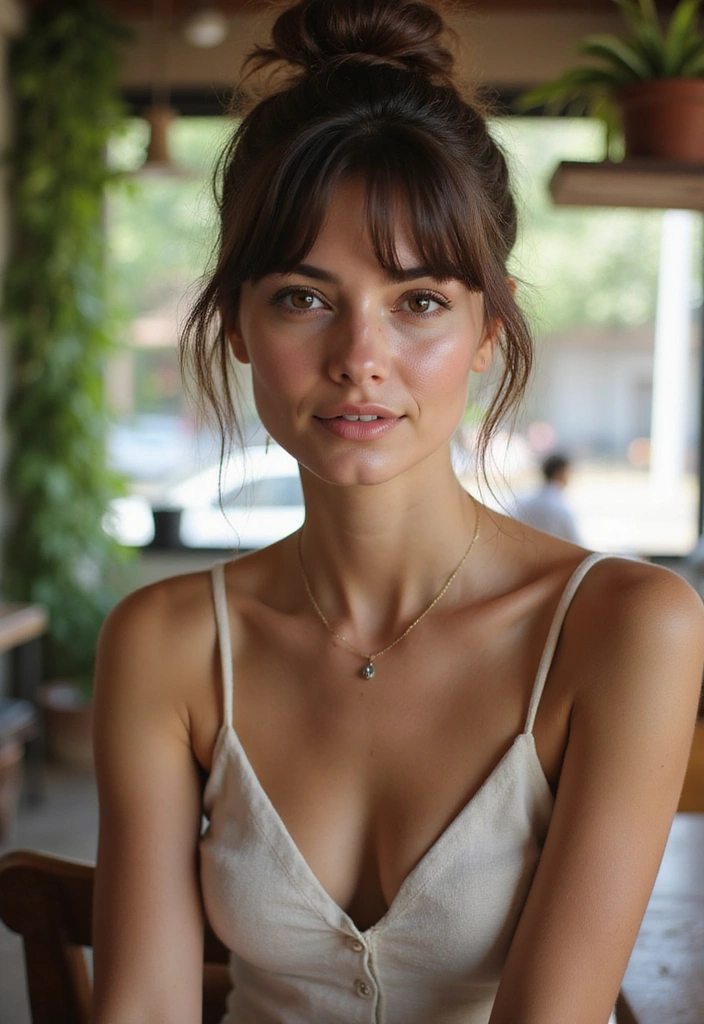 15 Effortless Quick Hairstyles That Will Turn Heads in Seconds! - 2. The Messy Top Knot