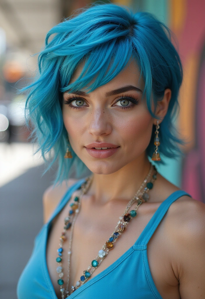 20 Chic Pixie Hairstyles You Need to Try This Season (Don't Miss #5!) - 5. Bold Colored Pixie (Don't Miss This!)