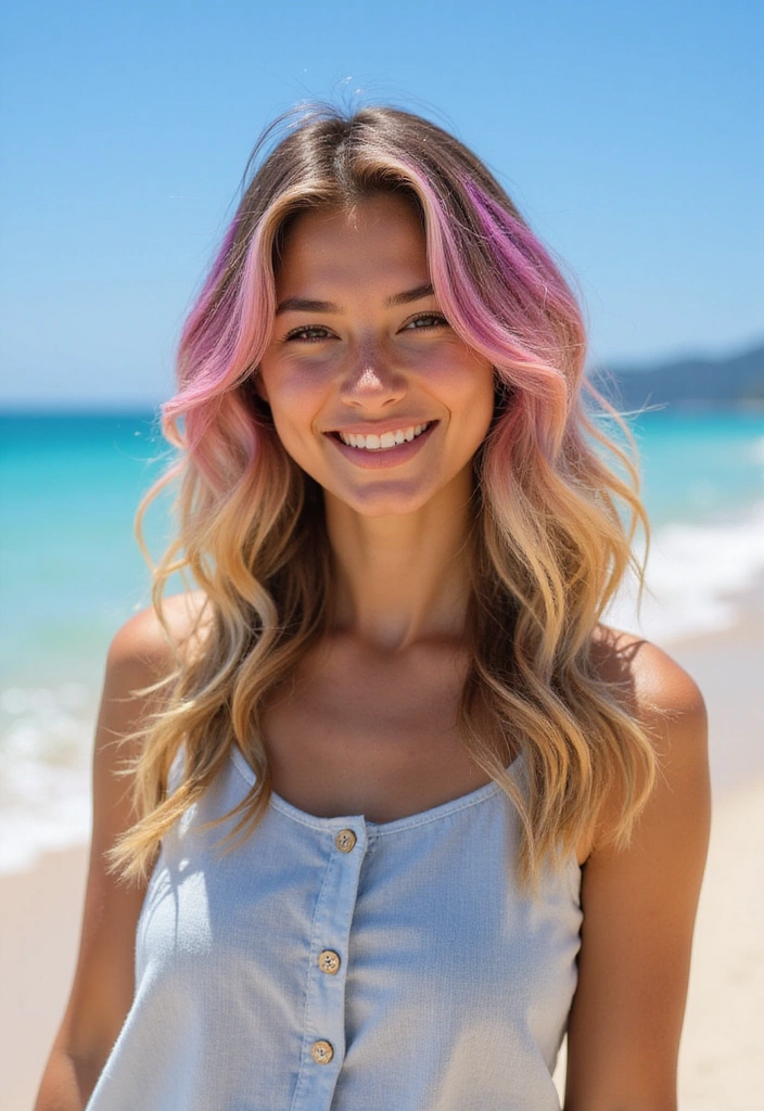20 Cute Spring Hairstyles That Will Brighten Your Day Instantly! - 20. Colorful Ombre Hair