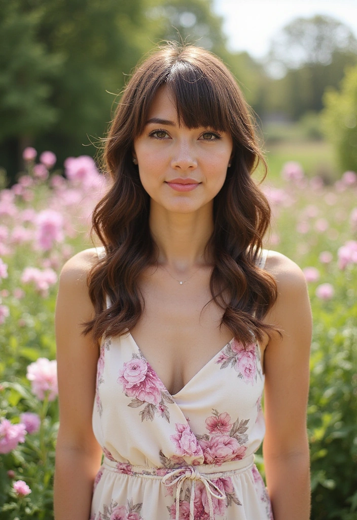 20 Cute Spring Hairstyles That Will Brighten Your Day Instantly! - 15. Effortless Curtain Bangs