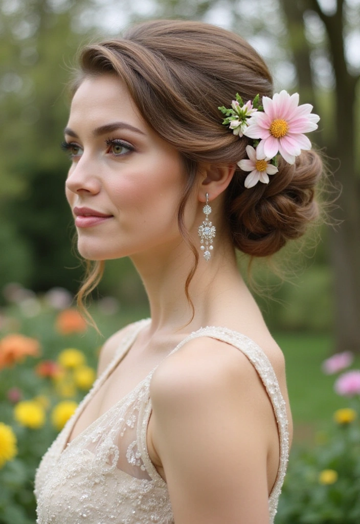 20 Cute Spring Hairstyles That Will Brighten Your Day Instantly! - 19. Romantic Loose Updo