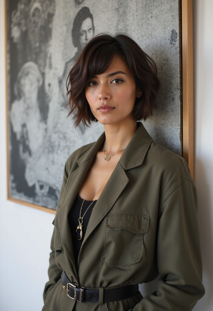 21 Cute Short Hairstyles for Effortless Glam (Get Ready to Turn Heads!) - 18. Asymmetrical Bob