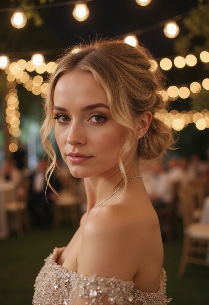 20 Trendy Simple Hairstyles That Look Like You Spent Hours (But You Didn't!) - 14. Loose Pinned Updo