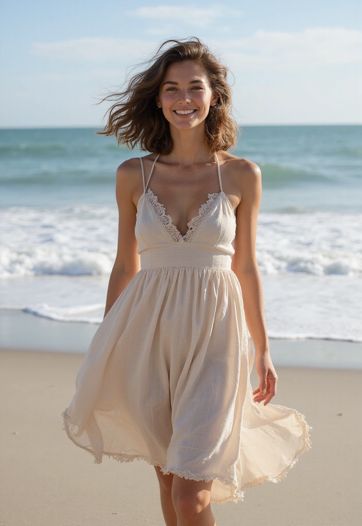 21 Cute Short Hairstyles for Effortless Glam (Get Ready to Turn Heads!) - 4. Beachy Waves Bob