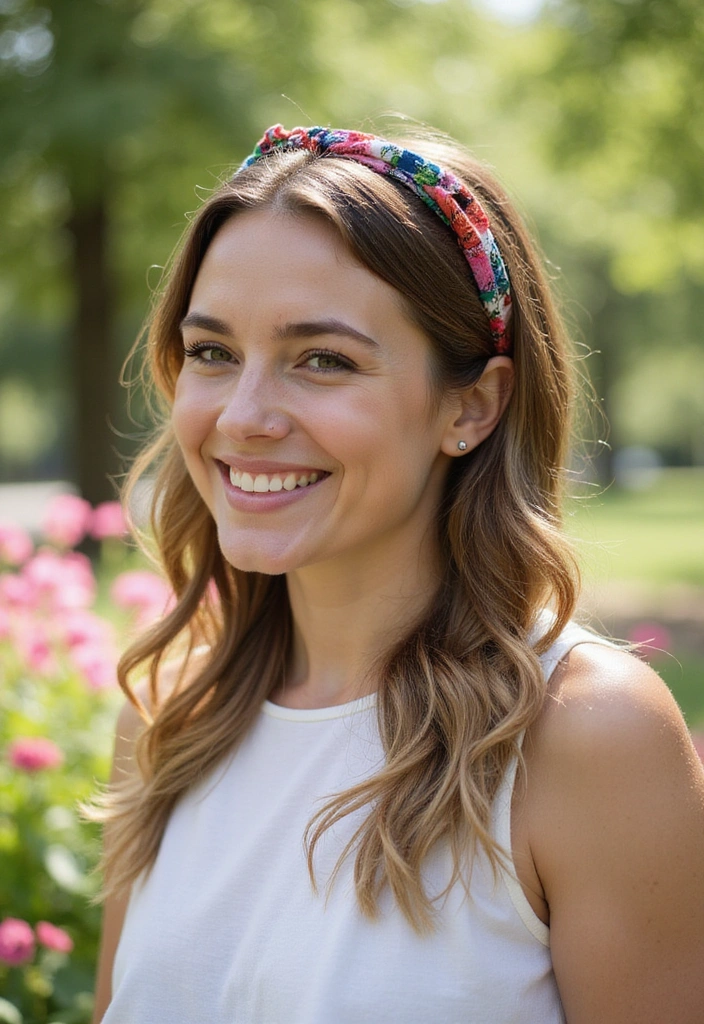 15 Stunning Headband Hairstyles You Won't Believe Are So Easy! - 4. The Half-Up, Half-Down
