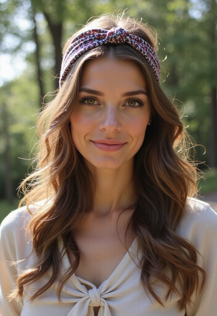15 Stunning Headband Hairstyles You Won't Believe Are So Easy! - 1. The Classic Knot