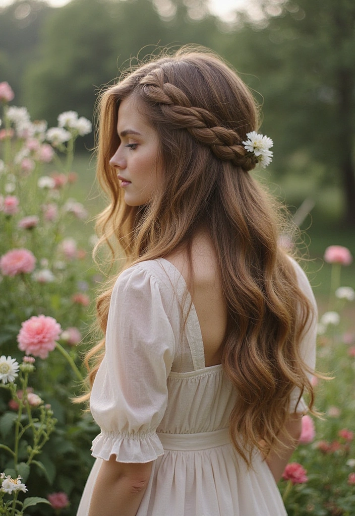 20 Trendy Simple Hairstyles That Look Like You Spent Hours (But You Didn't!) - 3. Braided Crown