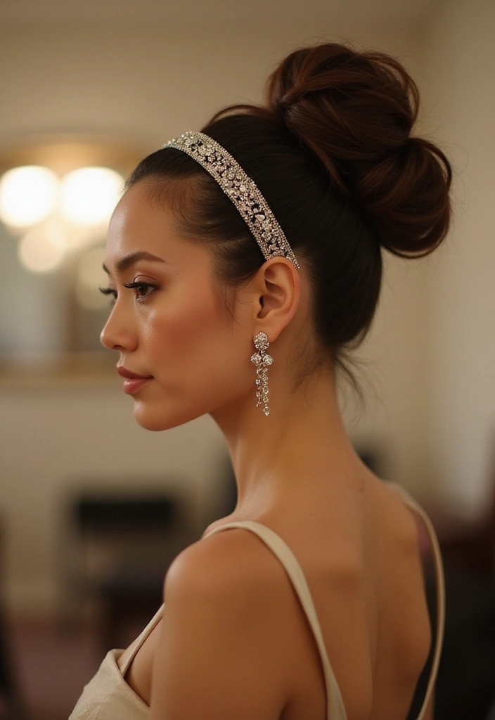 15 Stunning Headband Hairstyles You Won't Believe Are So Easy! - 3. The Twisted Updo