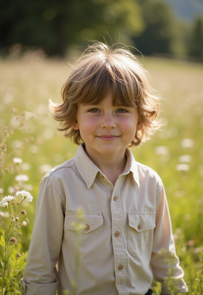 15 Effortless Boys Long Hairstyles That Will Turn Heads (You Won't Believe #7!) - 5. The Half-Up Half-Down