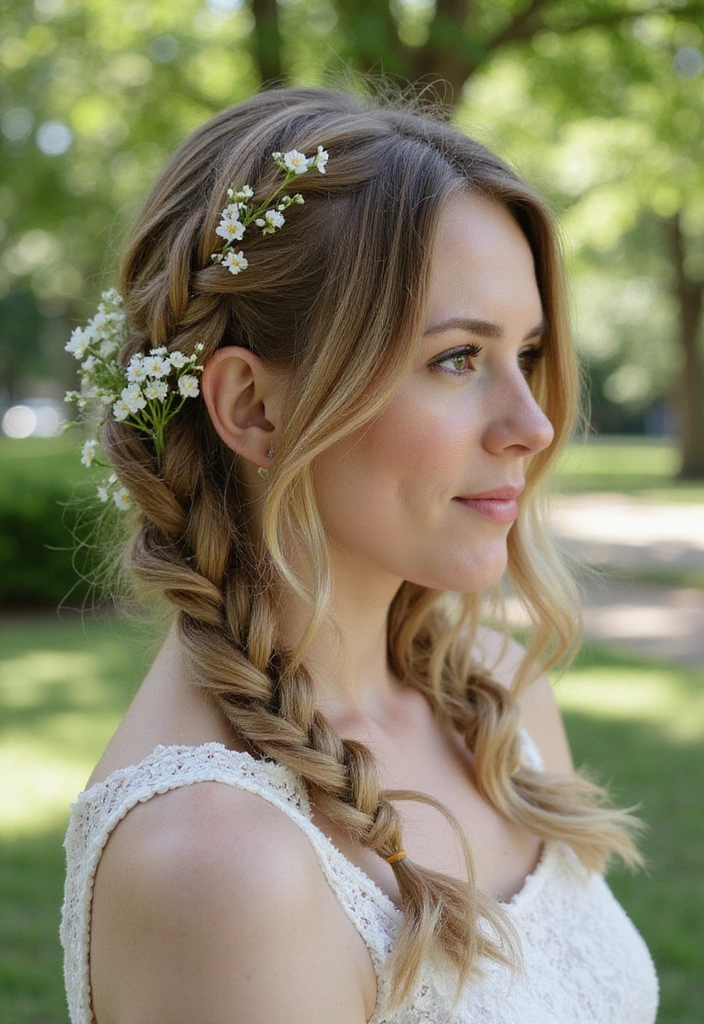 20 Trendy Simple Hairstyles That Look Like You Spent Hours (But You Didn't!) - 6. Side Braid