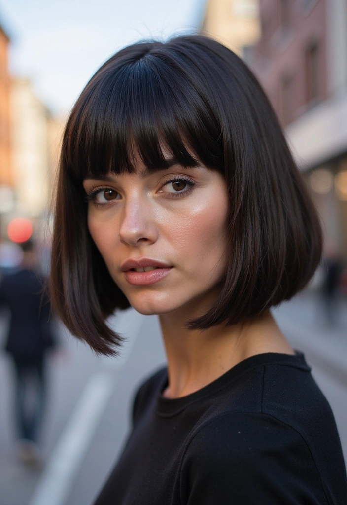 20 Stunning Bob Hairstyles That'll Make You Book an Appointment Today! - 7. Bob with Bangs