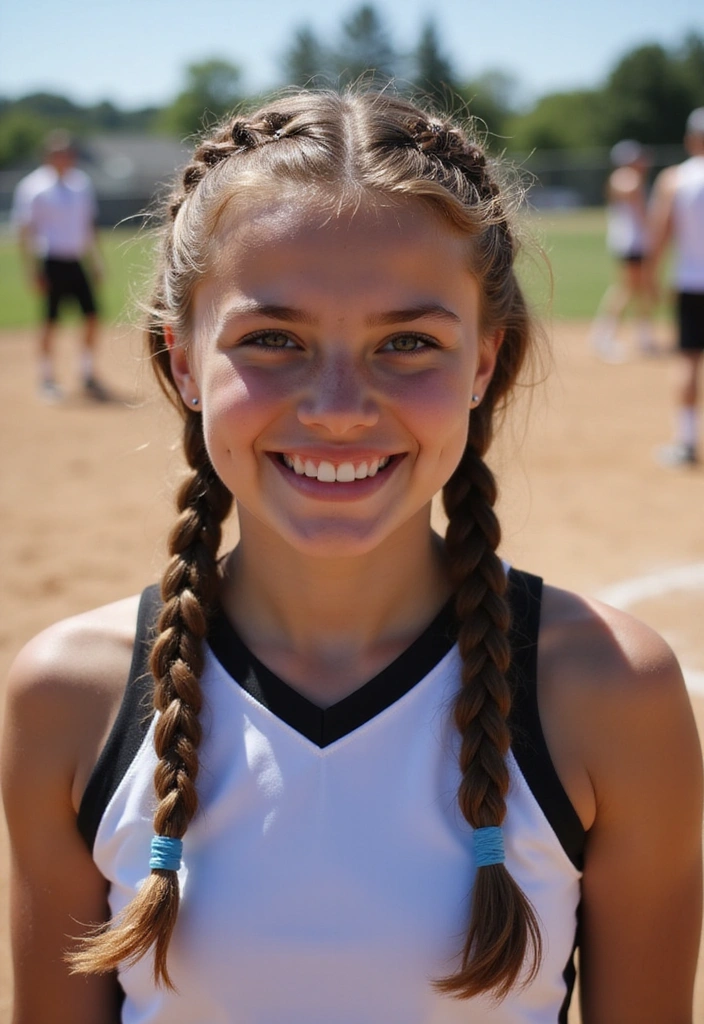 15 Quick and Stylish Softball Hairstyles You Can Do in Under 5 Minutes! - 10. Braided Crown