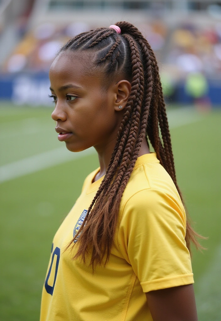 15 Quick and Stylish Softball Hairstyles You Can Do in Under 5 Minutes! - 12. The Twist and Pin